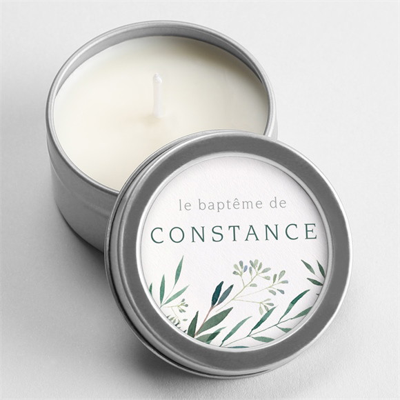 Bougie baptême Adulte argent réf.N3602450