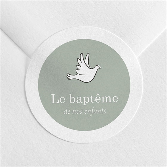 Sticker baptême petits frères