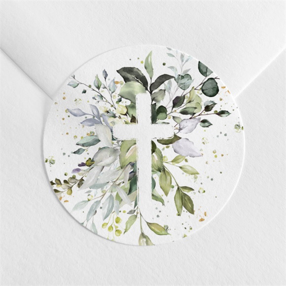 Sticker baptême Adulte religieux réf.N3602454