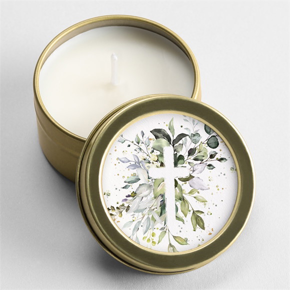 Bougie baptême Adulte religieux or réf.N3602455