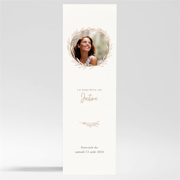 Signet baptême Fille adulte réf.N200595