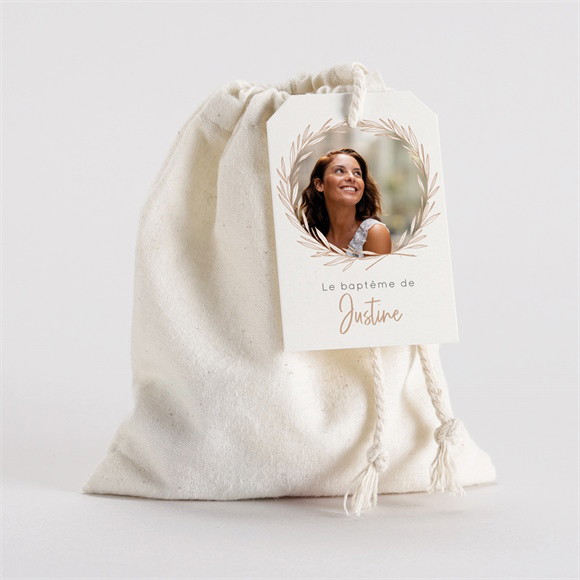 Pochon baptême Fille adulte réf.N2911138