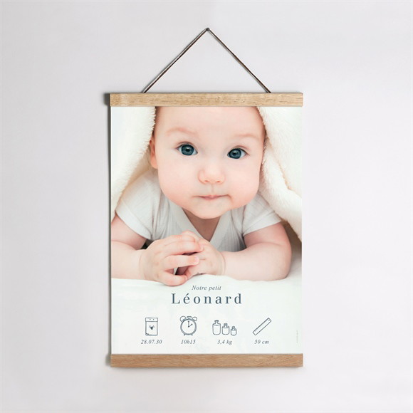 Affiche naissance Jolis pictos réf.N260531
