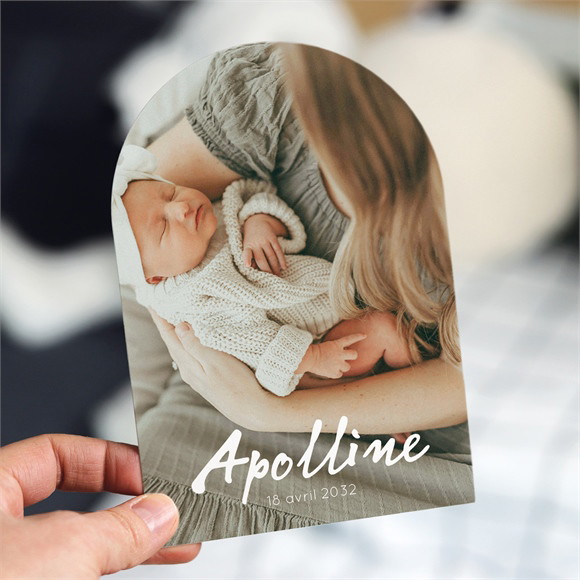 Faire-part naissance Mon joli prénom arche réf.N27193