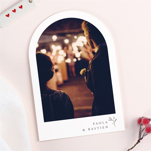 Remerciement mariage Douce Terracotta arche réf.N27196