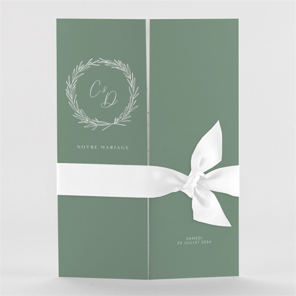 Faire-part mariage Tout pour Toi 2 volets réf.N71113