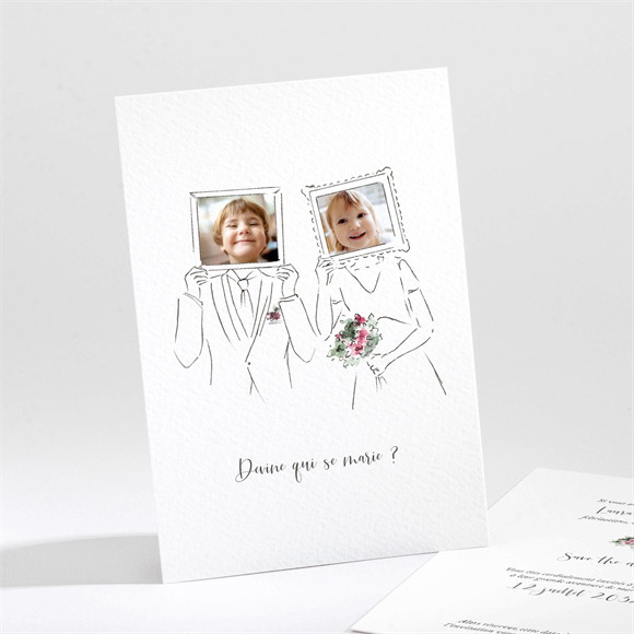 Save the Date mariage Jolie Devinette réf.N211719