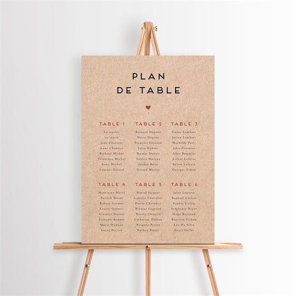 Plan de table mariage Champagne réf.N260534