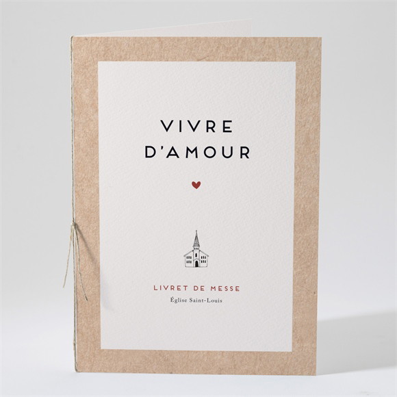Livret de messe mariage Champagne réf.N491601