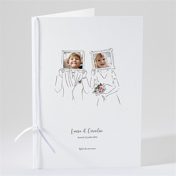 Livret de messe mariage jolie devinette