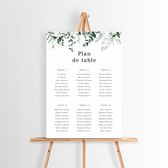 Plan de table mariage Végétal réf.N260540