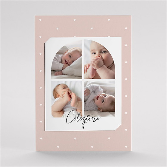 Faire-part naissance petit chéri magnet duo