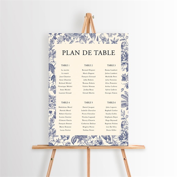 Plan de table mariage Exotique réf.N260535
