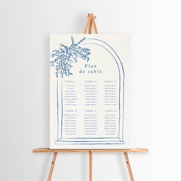 Plan de table mariage Dolce vita réf.N260542