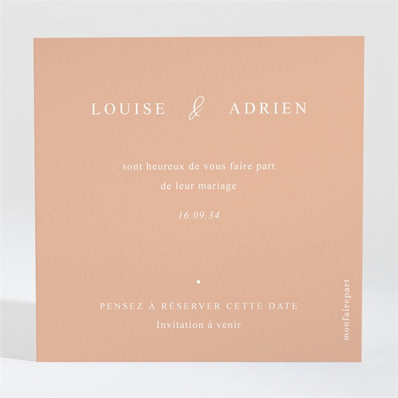 Save the Date mariage Bel éclat réf.N3002222