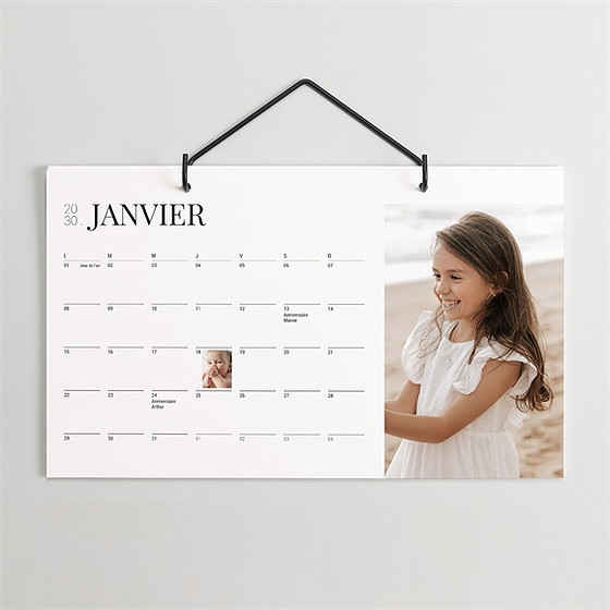 Calendrier détachable ma communion en photos