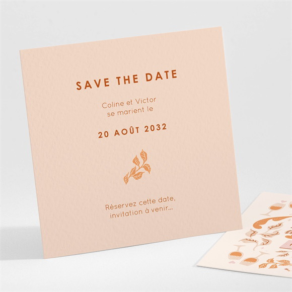 Save the Date mariage Hippie réf.N301660