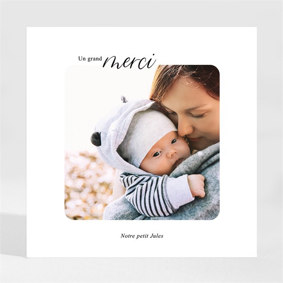 Remerciement naissance Tendresse réf.N35063