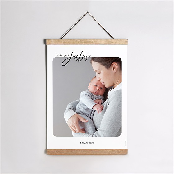 Affiche naissance tendresse