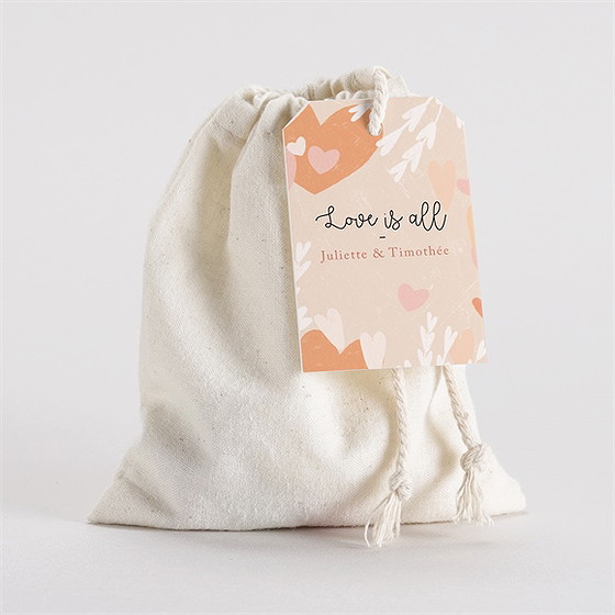 Pochon mariage  love is all