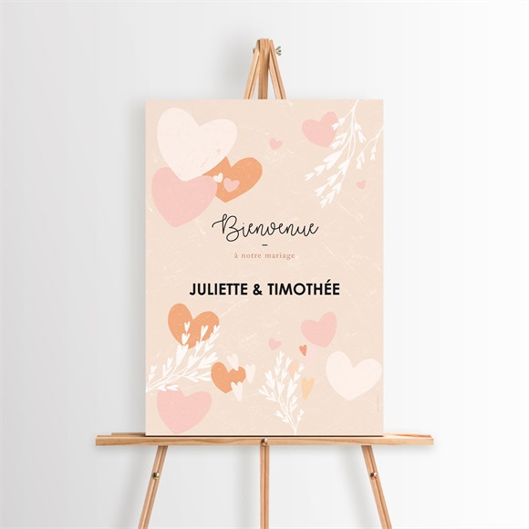 Panneau bienvenue Love is all réf.N260561