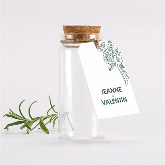 Mignonette mariage Pas le choix étiquette réf.N2911158