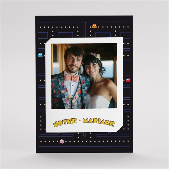 Remerciement mariage Geek réf.N231111