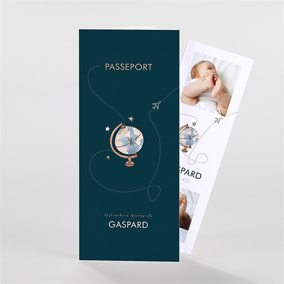 Remerciement naissance premier passeport photomaton