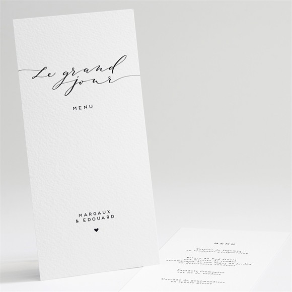 Menu mariage Classique photo réf.N221383