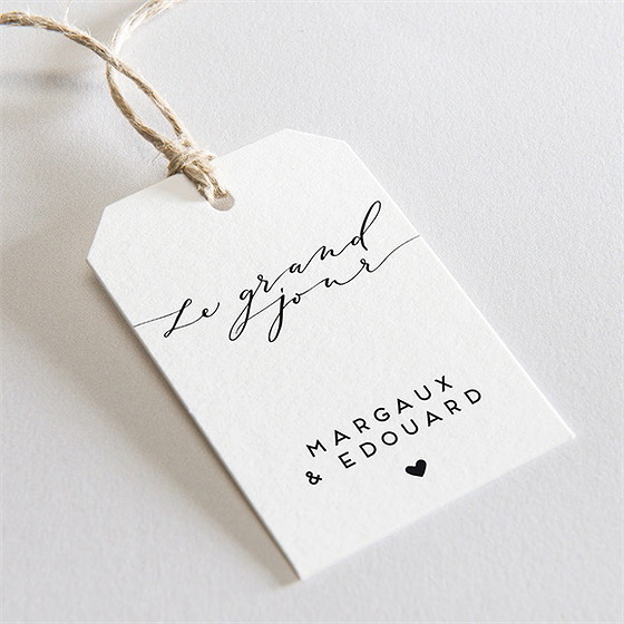 Etiquette mariage classique photo