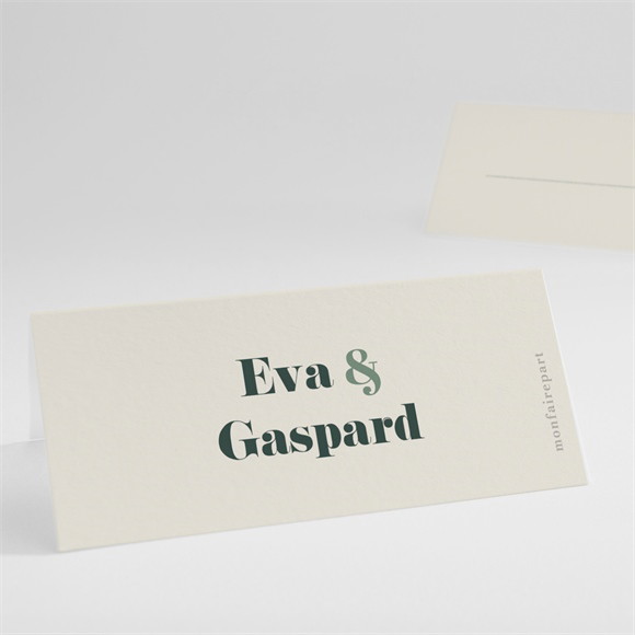 Marque-place mariage Tons vert sauge réf.N4401040