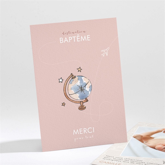 Remerciement baptême Joli Passeport Bapteme réf.N211740