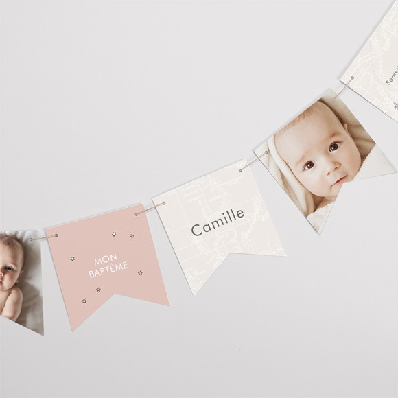 Guirlande baptême Joli Passeport Bapteme réf.N73129