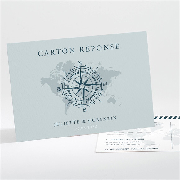 Carton réponse mariage Passeport marin réf.N111376