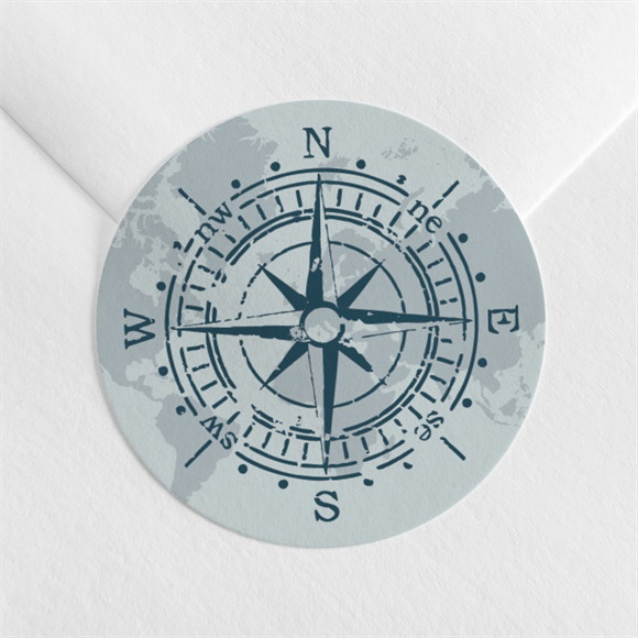 Sticker mariage Passeport marin réf.N3602522