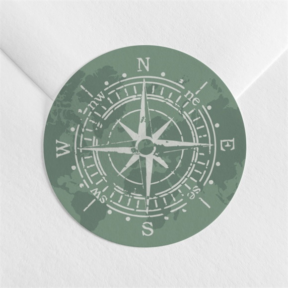 Sticker mariage Passeport tropical réf.N3602525