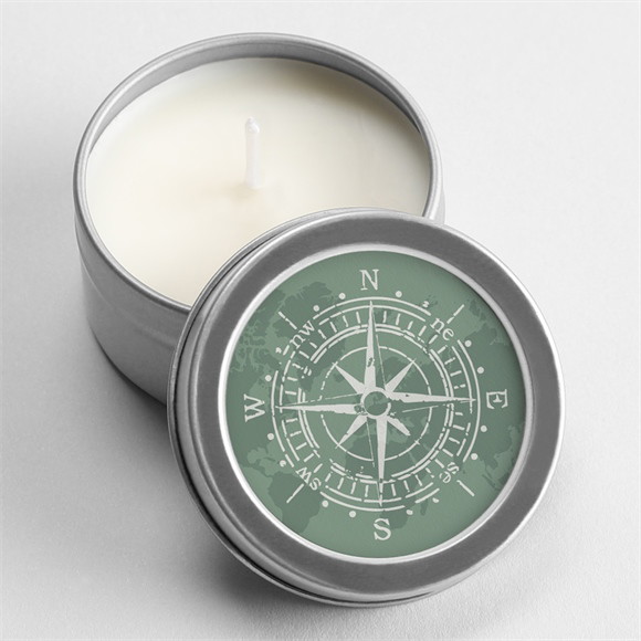 Bougie mariage Passeport tropical argent réf.N3602527