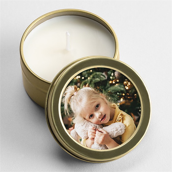 Bougie noël ma photo de noël