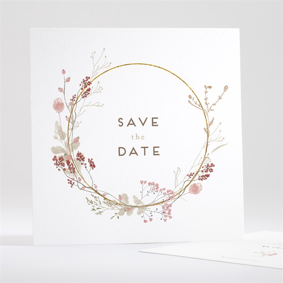 Save the Date mariage Couronne d'automne réf.N351640