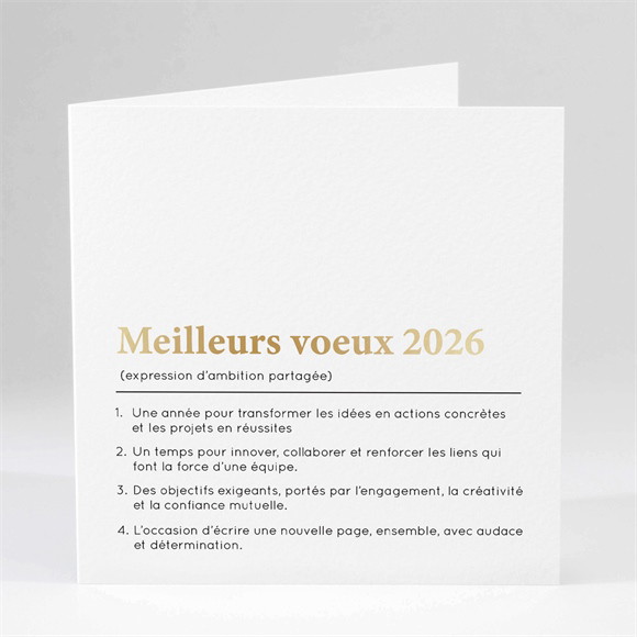 Carte de voeux Définition Meilleurs voeux réf.N451677