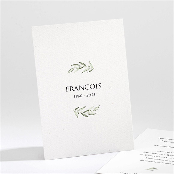Faire-part décès Olivier éternel réf.N211742