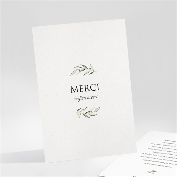 Remerciement décès Olivier éternel portrait réf.N251173