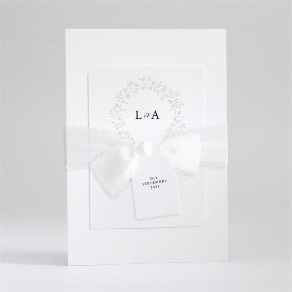 Faire-part mariage Sublime superposition réf.N99175