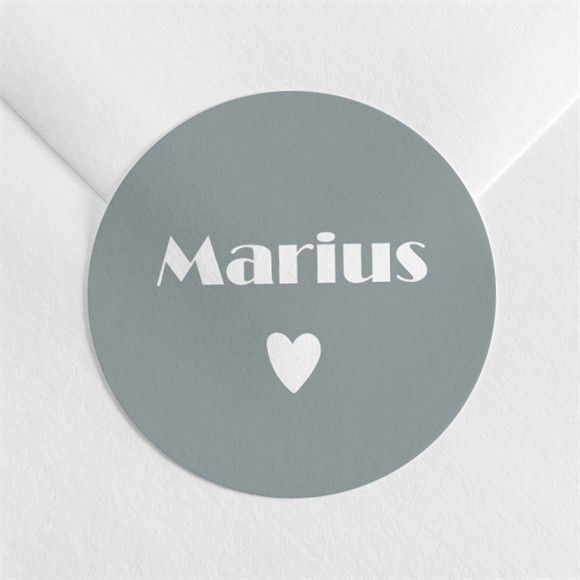 Sticker naissance Haut en rayures réf.N3602537