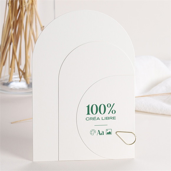 Faire-part mariage Multi-cartes vierge réf.D22102