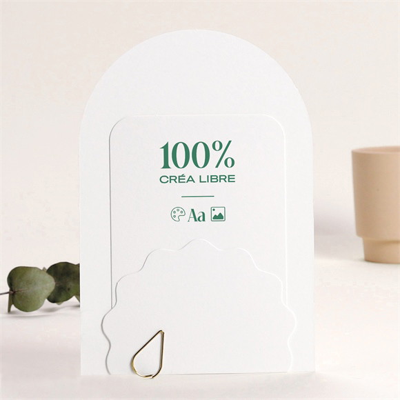 Faire-part mariage Multi-cartes à personnaliser réf.D20104