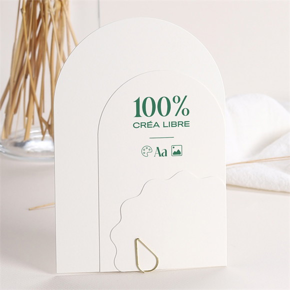 Faire-part mariage Multi-cartes personnalisé réf.D21108