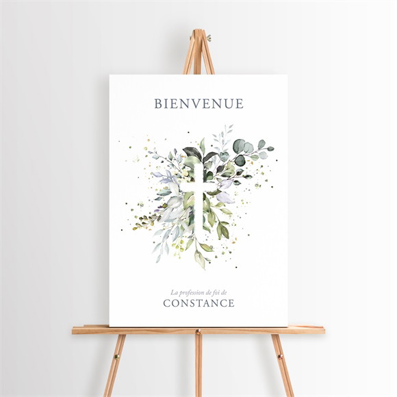 Panneau bienvenue profession-de-foi Affirmation réf.N260606