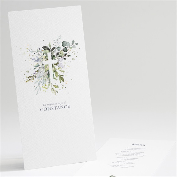 Menu profession-de-foi Affirmation réf.N221387