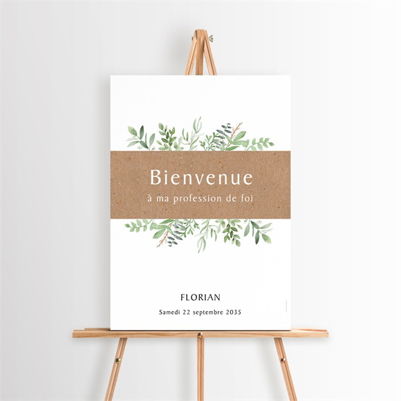 Panneau bienvenue profession-de-foi Rayonnement de Foi réf.N260610